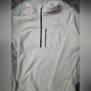 The North Face Cream Quarter-Zip Pullover